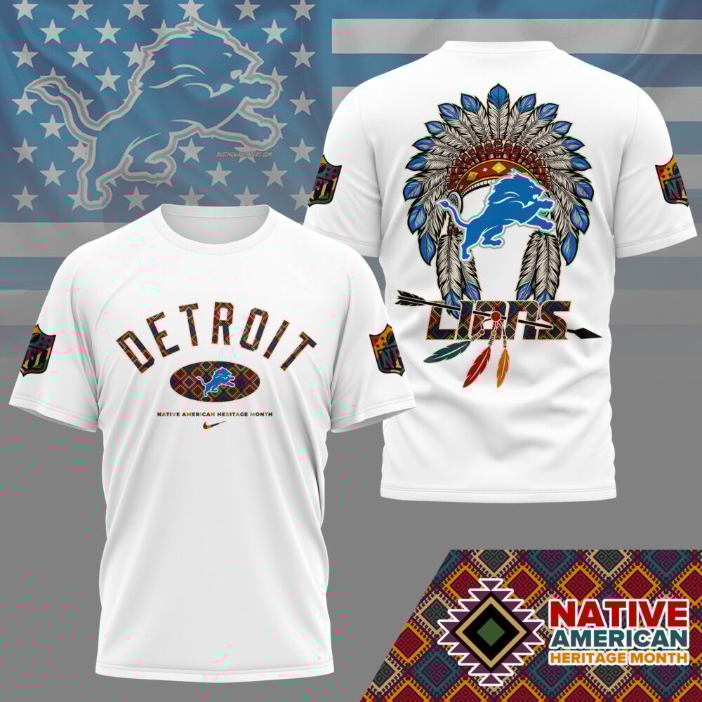 Detroit Lions |Premium Native American Heritage Month 3D Shirt NY