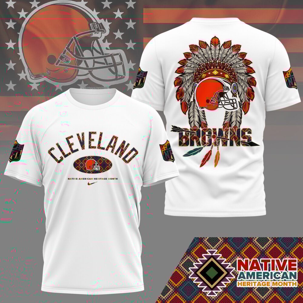 Cleveland Browns |Premium Native American Heritage Month 3D Shirt NY