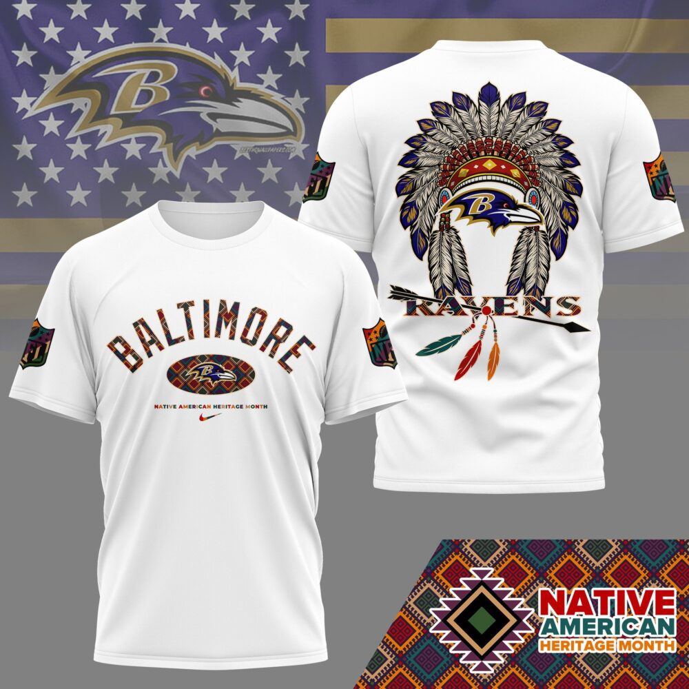 Baltimore Ravens |Premium Native American Heritage Month 3D Shirt NY