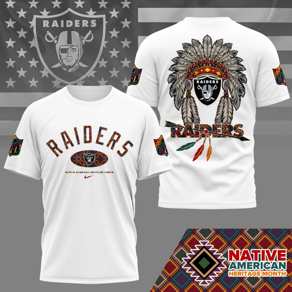 Las Vegas Raiders |Premium Native American Heritage Month 3D Shirt NY