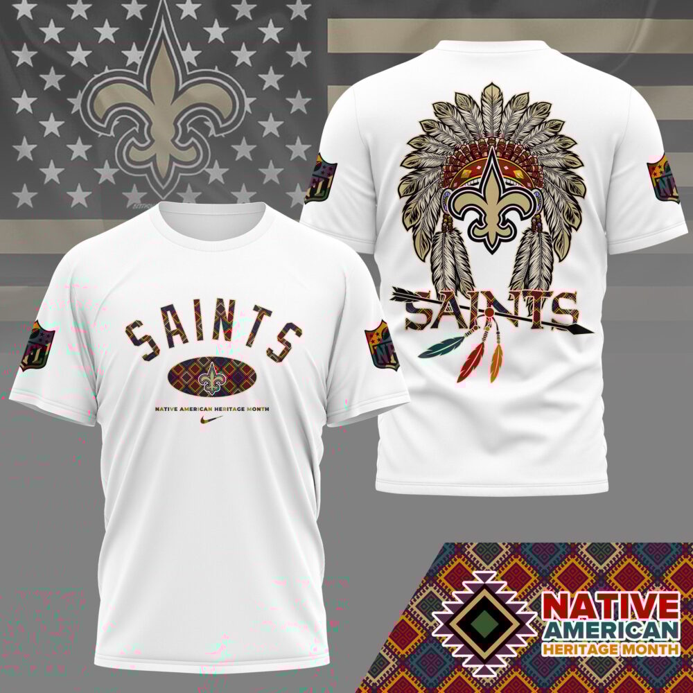 New Orleans Saints |Premium Native American Heritage Month 3D Shirt NY