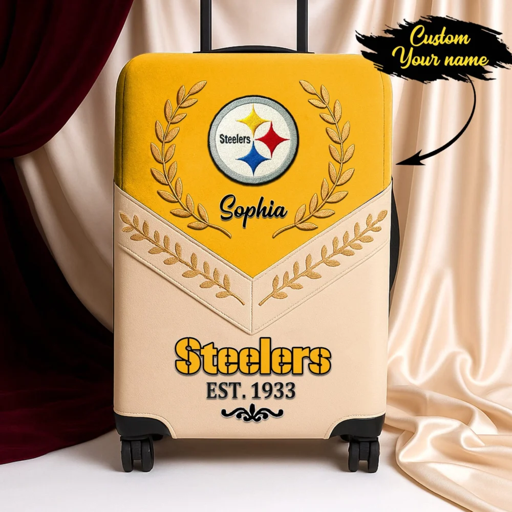 Pittsburgh Steelers | Premium Personalized Luggage Cover TD