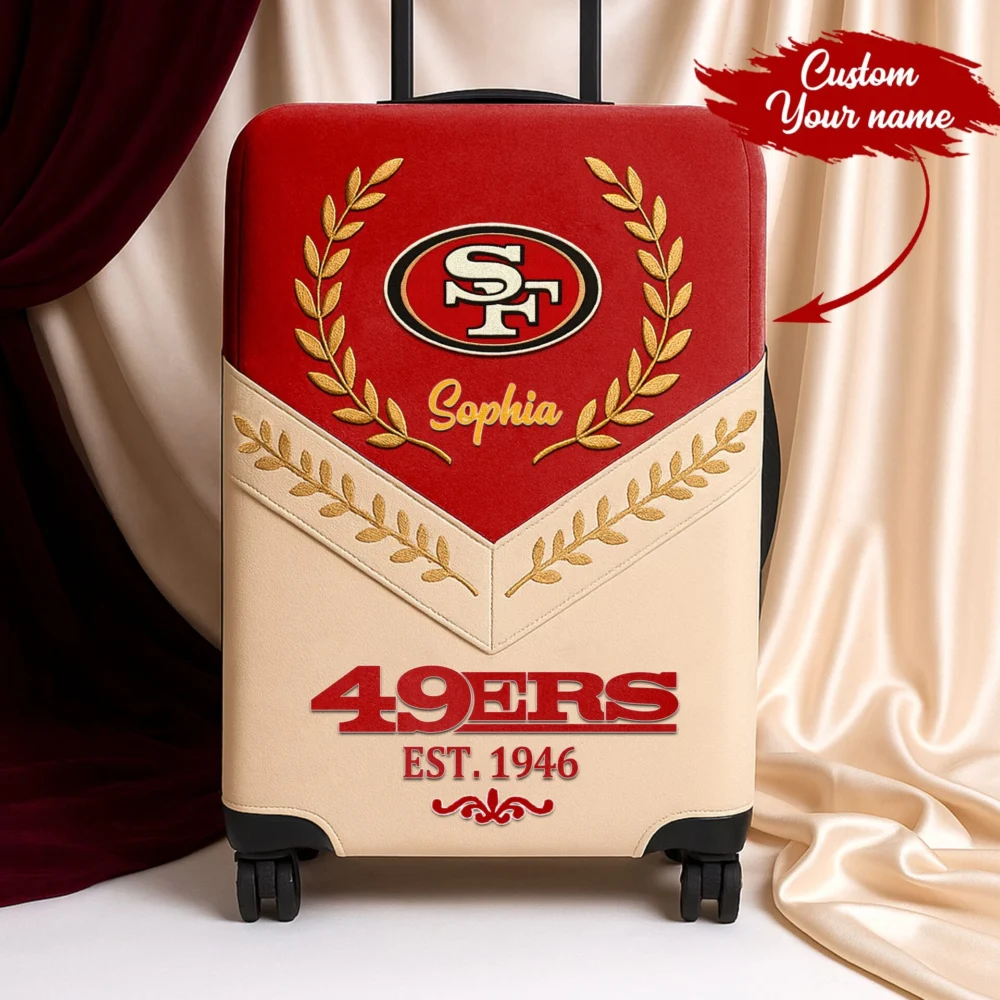 San Francisco 49ers | Premium Personalized Luggage Cover TD