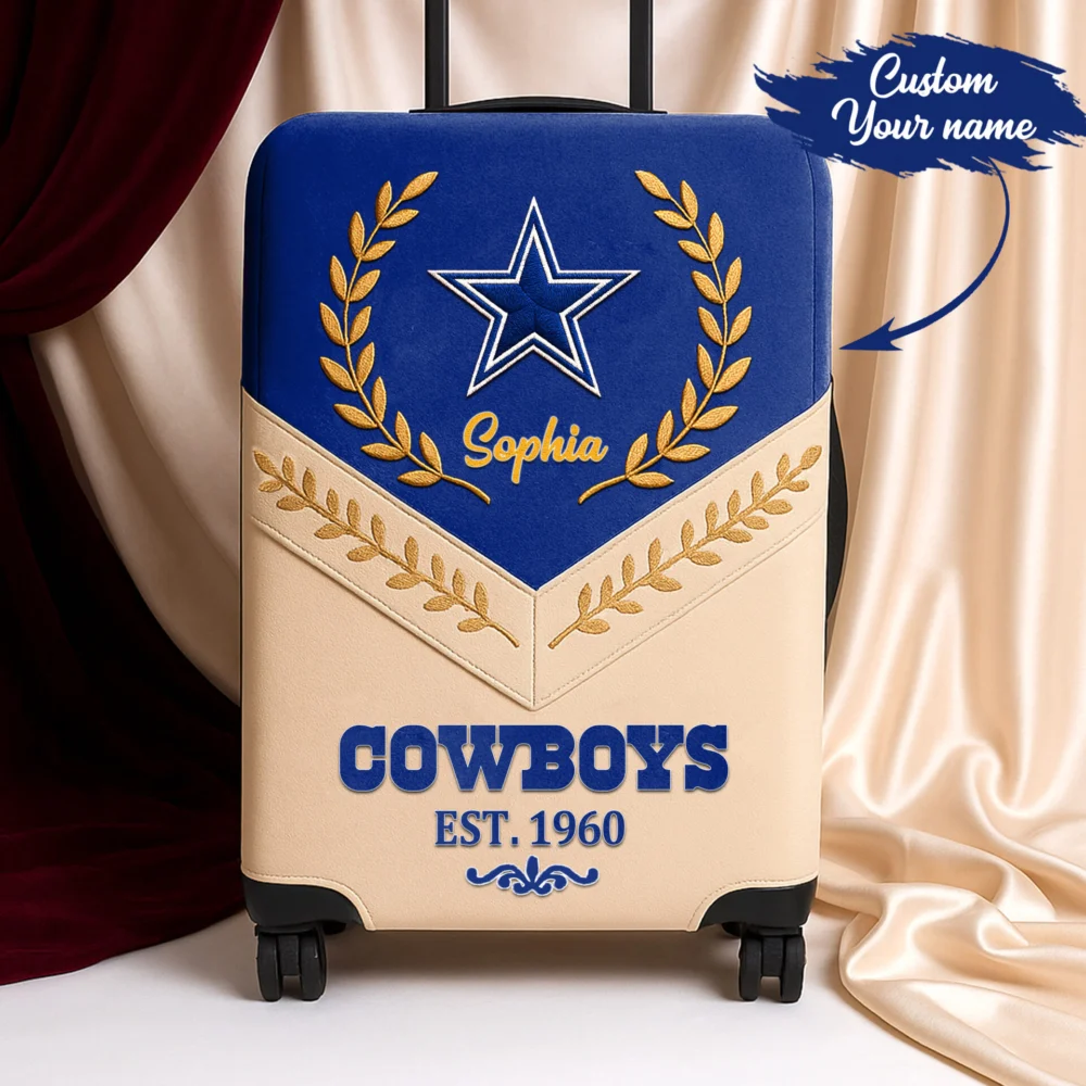 Dallas Cowboys | Premium Personalized Luggage Cover TD