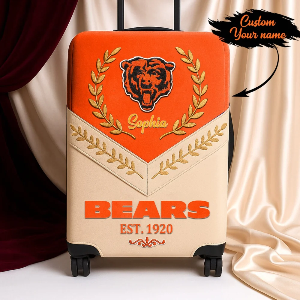 Chicago Bears | Premium Personalized Luggage Cover TD