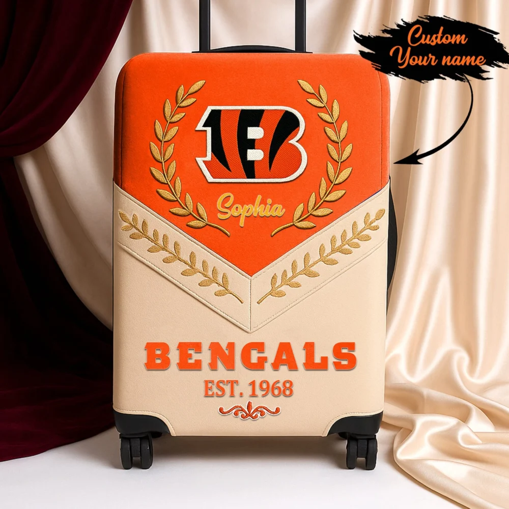 Cincinnati Bengals | Premium Personalized Luggage Cover TD
