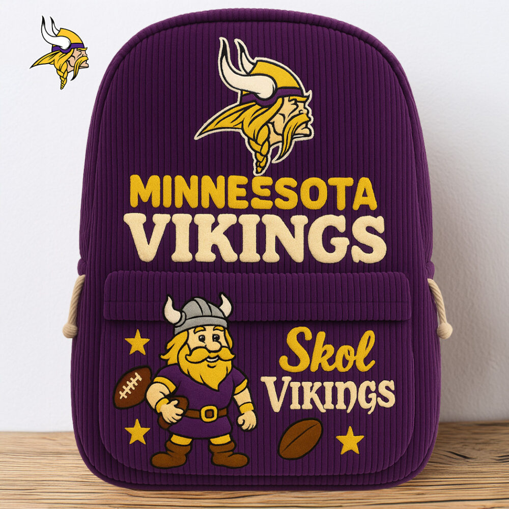 Minnesota Vikings | Premium Corduroy Backpack HI