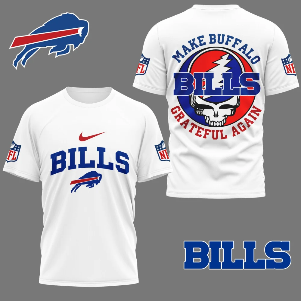 Buffalo Bills | Premium Grateful Game Day 3D Shirt NY