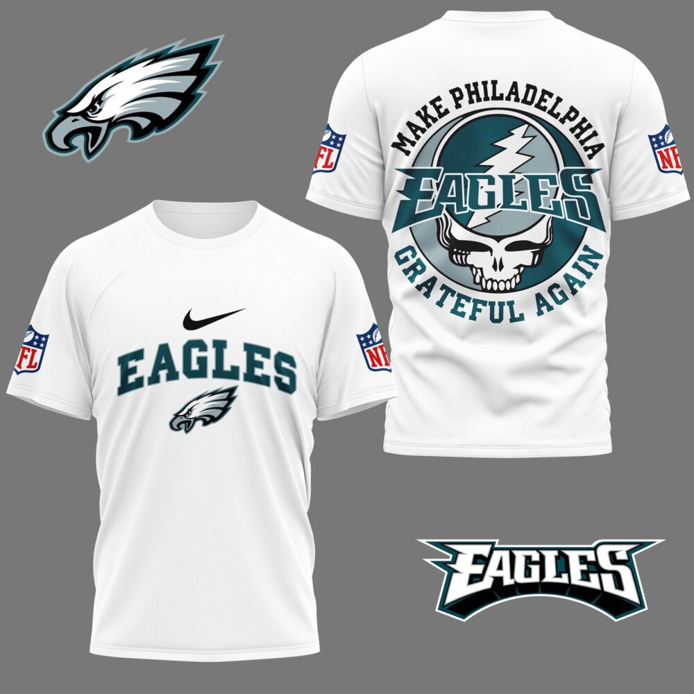 Philadelphia Eagles | Premium Grateful Game Day 3D Shirt NY