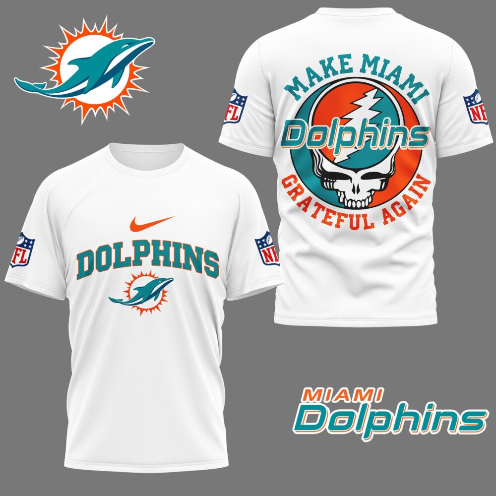 Miami Dolphins | Premium Grateful Game Day 3D Shirt NY
