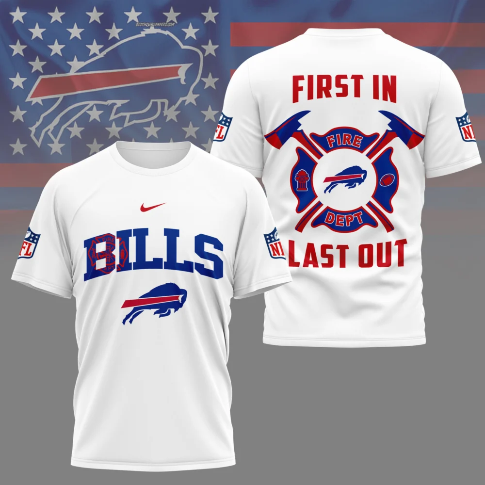 Buffalo Bills | Premium NFL Fire Dept 3D Shirt TD