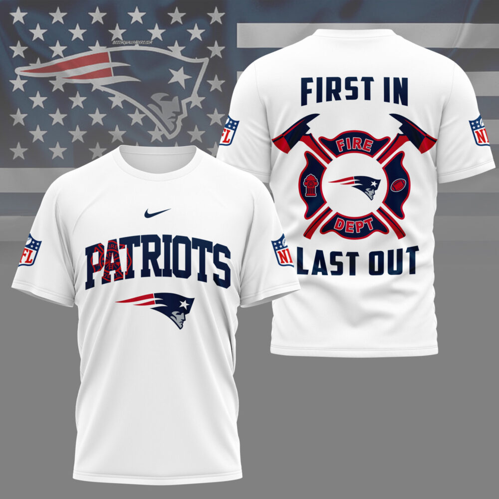 New England Patriots | Premium NFL Fire Dept 3D Shirt TD