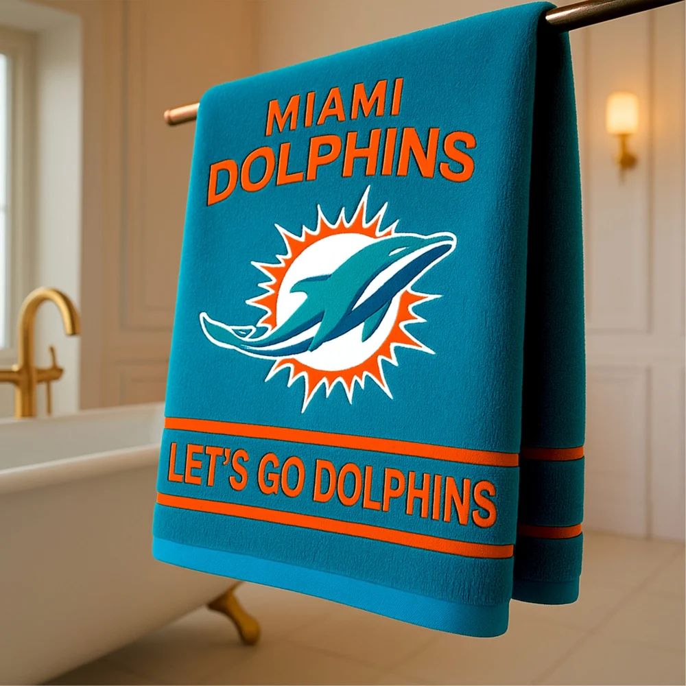 Miami Dolphins | Premium Bath Towels TD