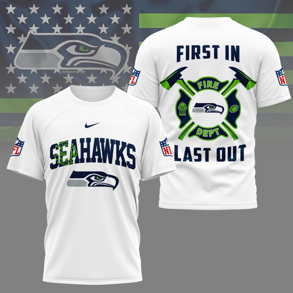 Seattle Seahawks | Premium NFL Fire Dept 3D Shirt TD