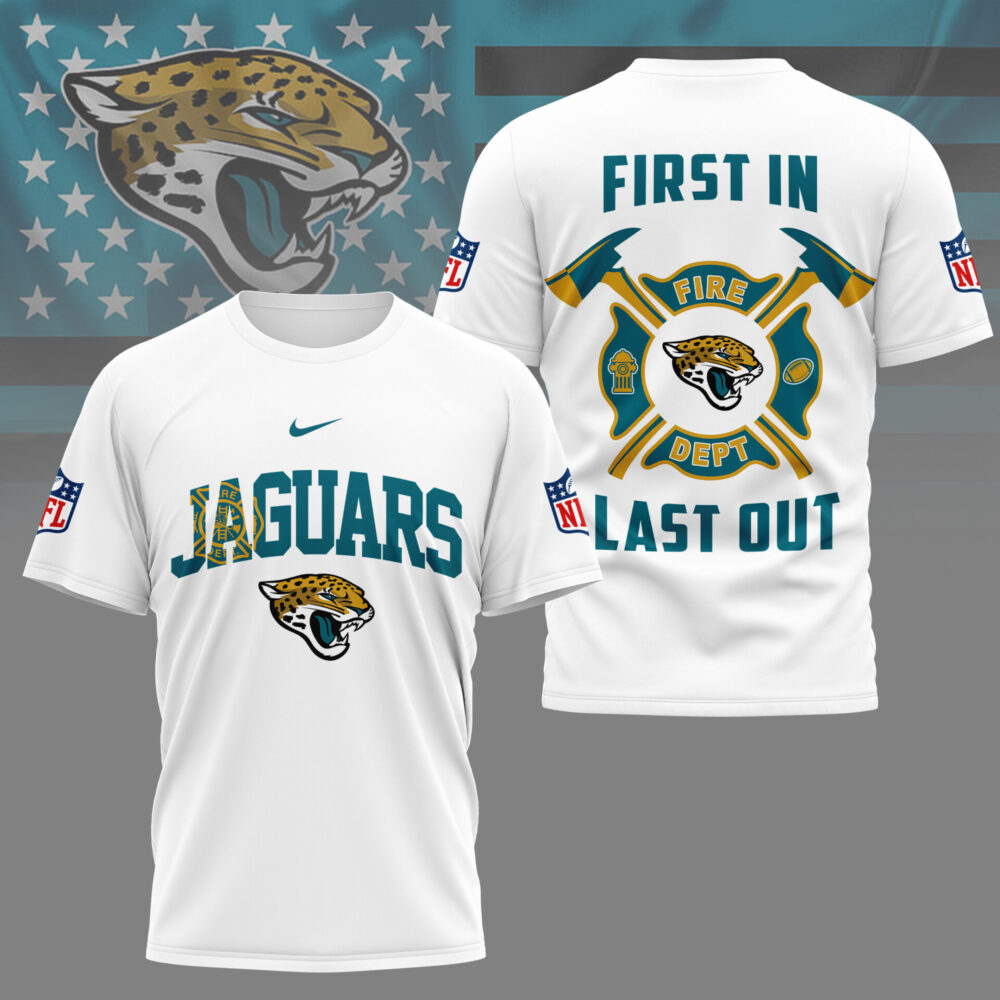 Jacksonville Jaguars | Premium NFL Fire Dept 3D Shirt TD