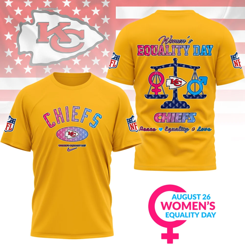 Kansas City Chiefs | Premium Women’s Equality Day 3D Shirt NY - Color 4