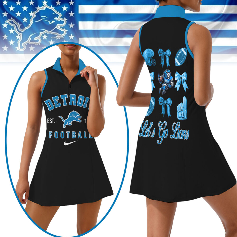 Detroit Lions | Premium Women's Sport Dress NY - Black
