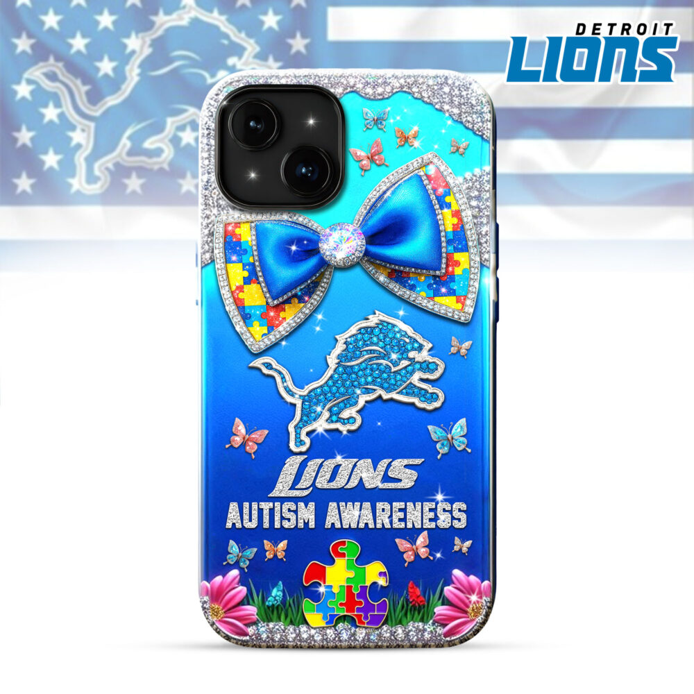 Detroit Lions | Premium NFL Autism Awareness Phonecase TD
