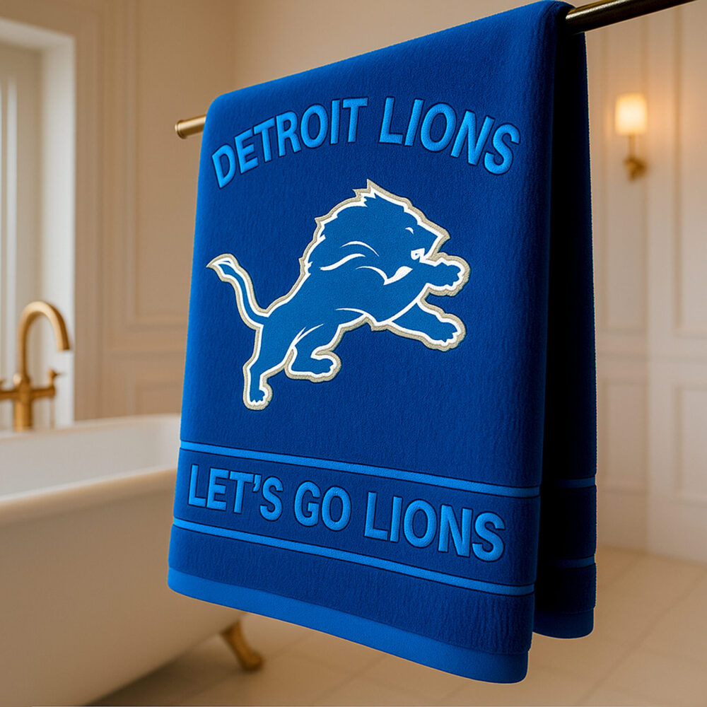 Detroit Lions | Premium Bath Towels TD