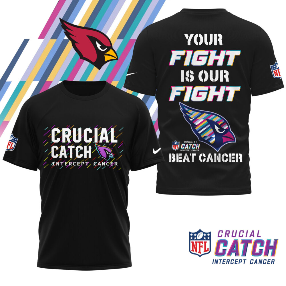 Arizona Cardinals | Premium NFL Crucial Catch 3D Shirt HI