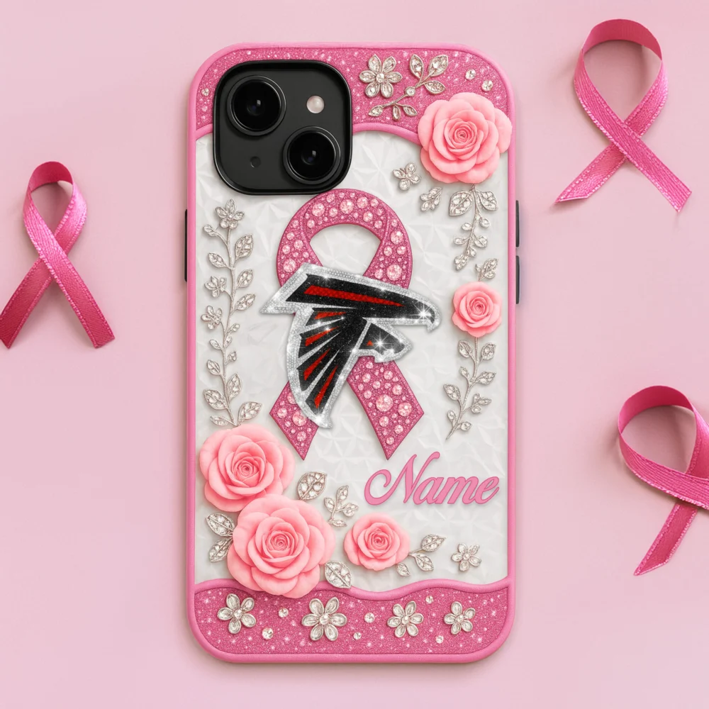Atlanta Falcons | Premium NFL Breast Cancer Phonecase HI