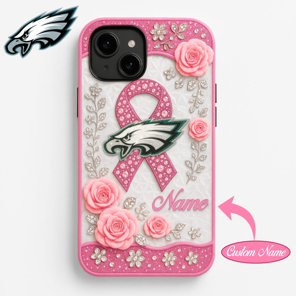 Philadelphia Eagles | Premium NFL Breast Cancer Phonecase HI