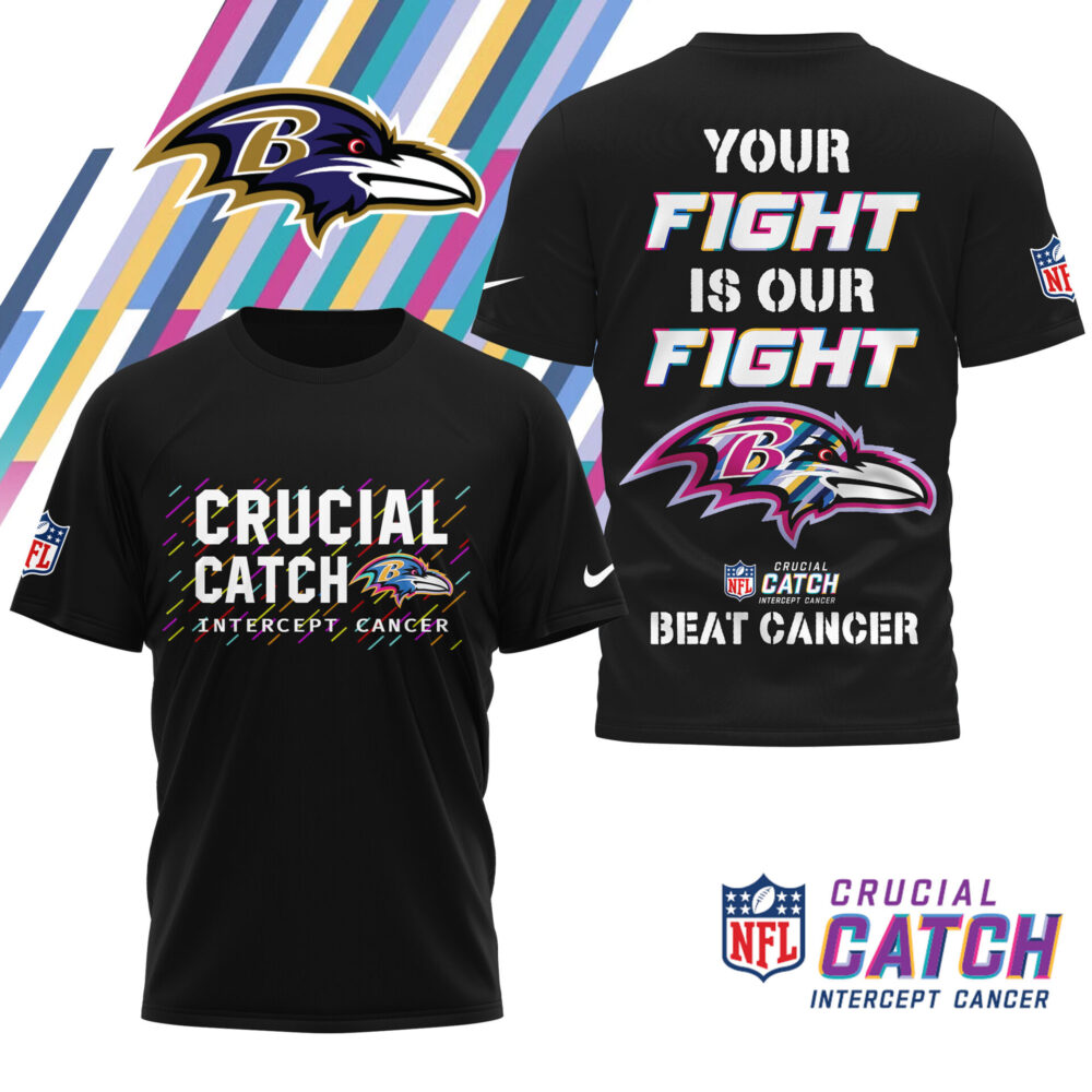 Baltimore Ravens | Premium NFL Crucial Catch 3D Shirt HI