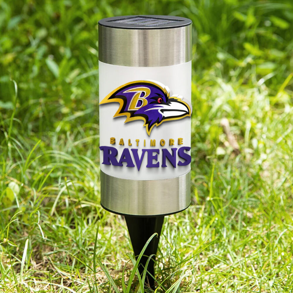 Baltimore Ravens | NFL Waterproof Solar Garden Light TD
