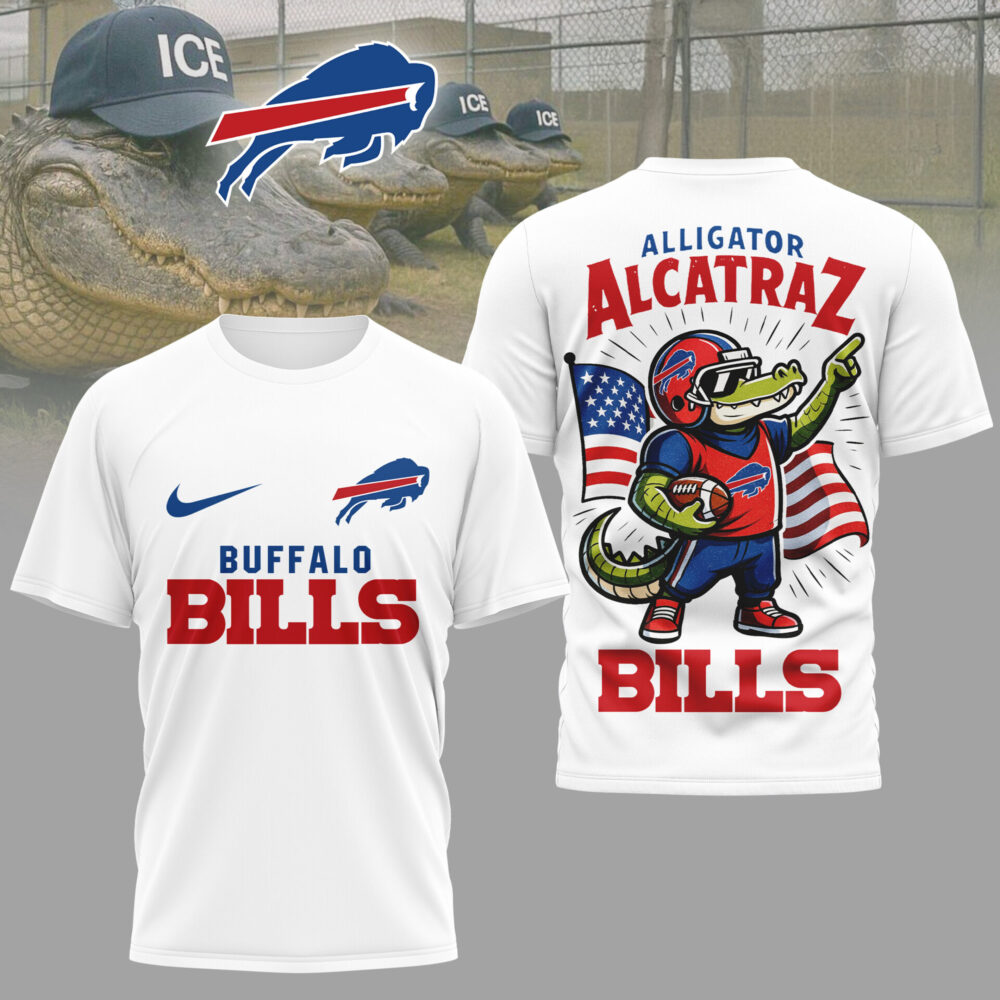 Buffalo Bills | Premium NFL x Alligator Alcatraz  3D Shirt HI