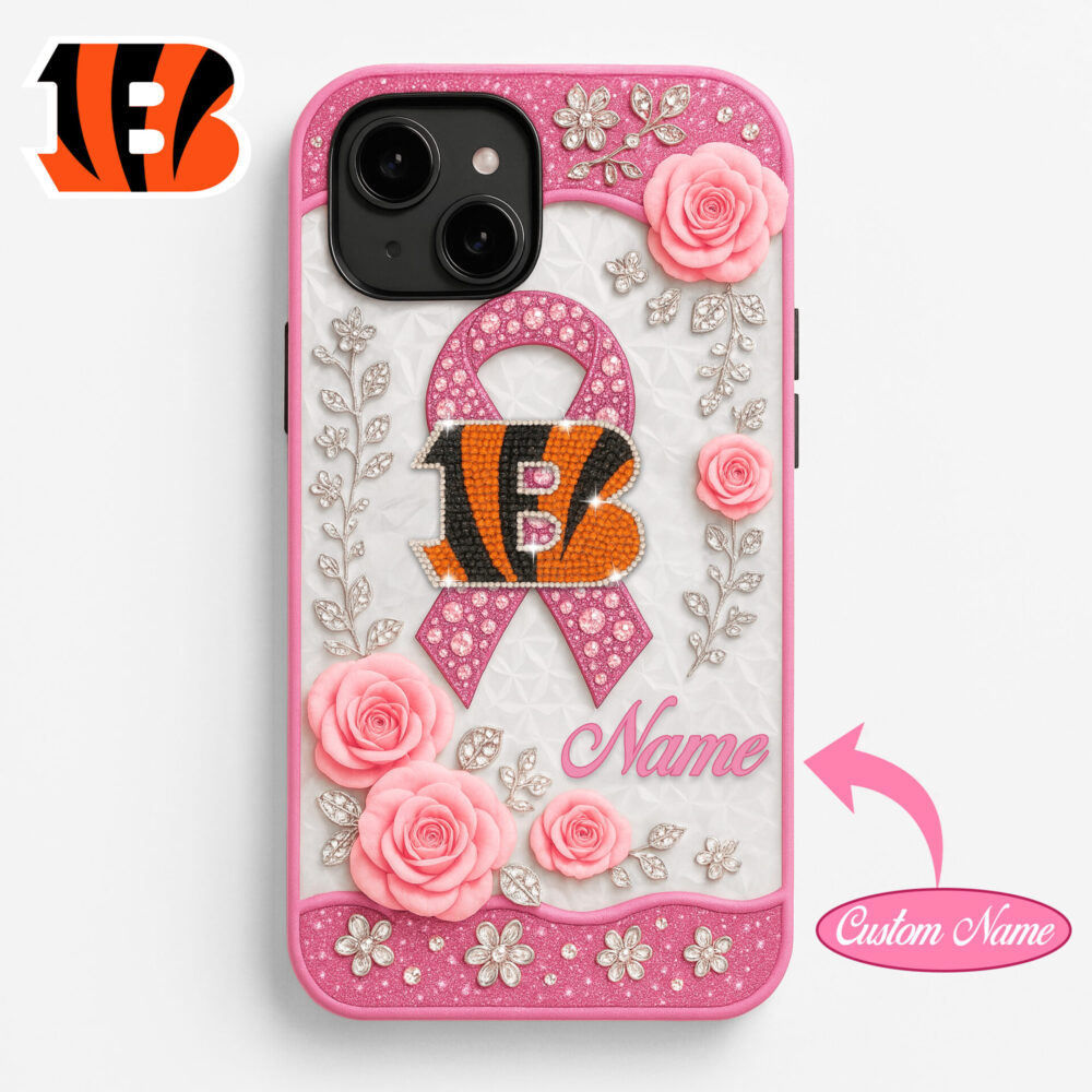 Cincinnati Bengals | Premium NFL Breast Cancer Phonecase HI