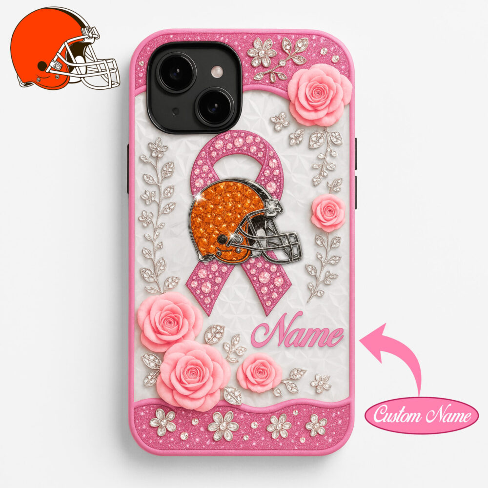 Cleveland Browns | Premium NFL Breast Cancer Phonecase HI