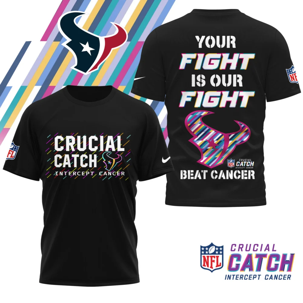 Houston Texans | Premium NFL Crucial Catch 3D Shirt HI