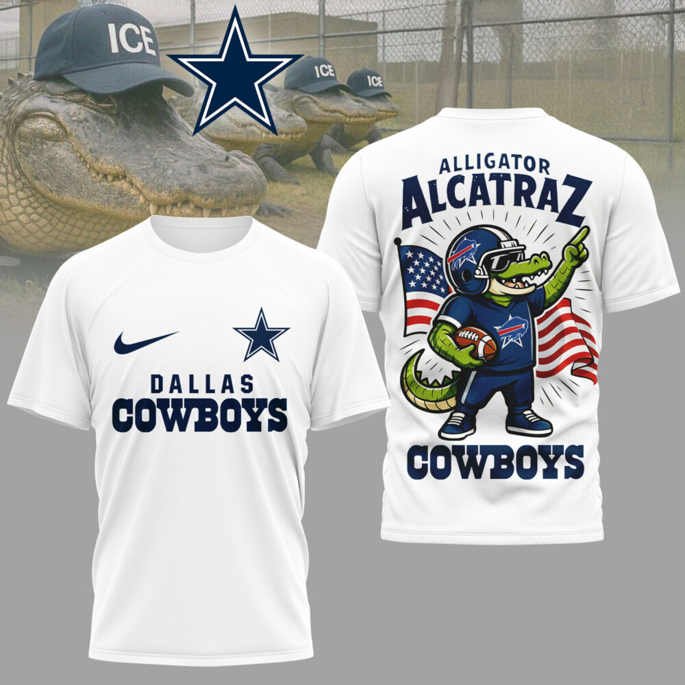 Dallas Cowboys | Premium NFL x Alligator Alcatraz  3D Shirt HI