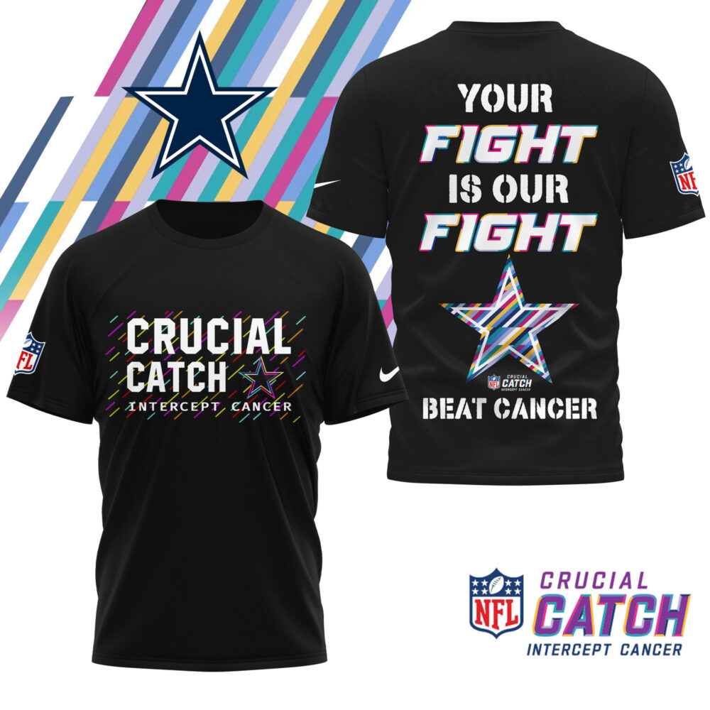 Dallas Cowboys | Premium NFL Crucial Catch 3D Shirt HI