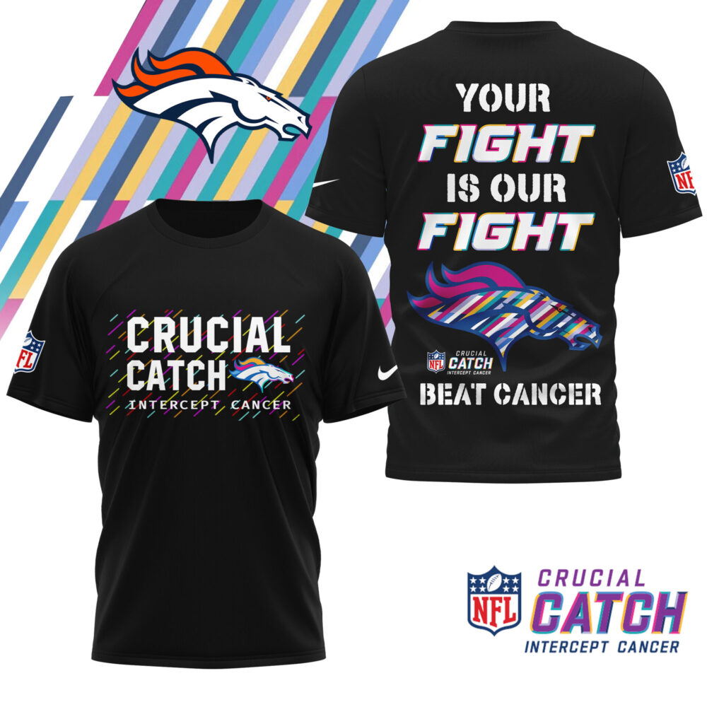Denver Broncos | Premium NFL Crucial Catch 3D Shirt HI