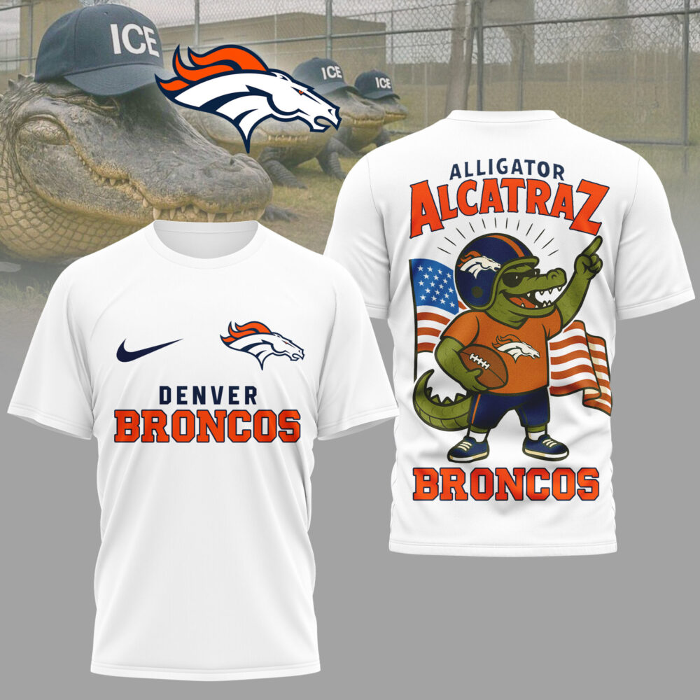 Denver Broncos | Premium NFL x Alligator Alcatraz 3D Shirt HI