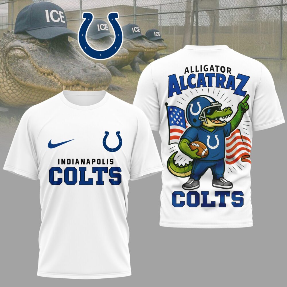 Indianapolis Colts | Premium NFL x Alligator Alcatraz 3D Shirt HI