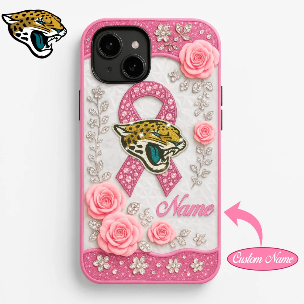 Jacksonville Jaguars | Premium NFL Breast Cancer Phonecase HI