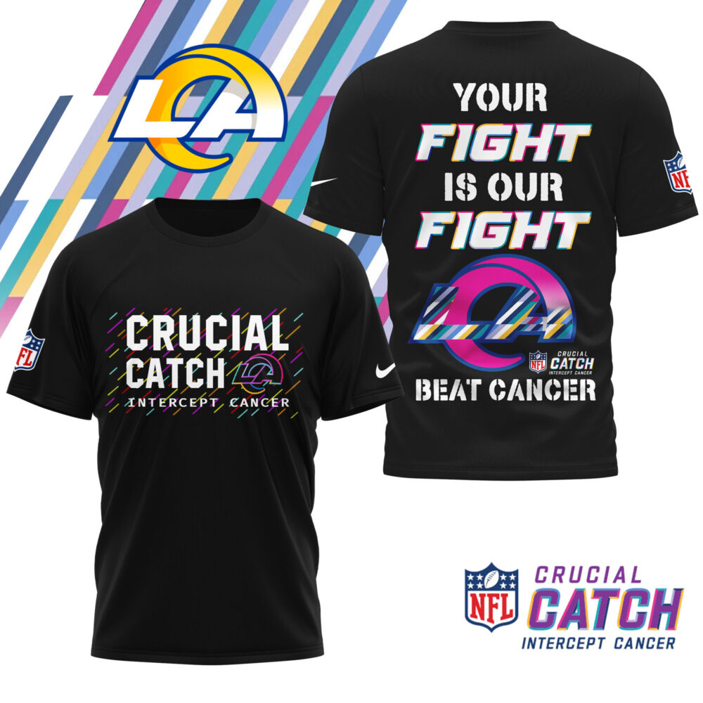 Los Angeles Rams | Premium NFL Crucial Catch 3D Shirt HI