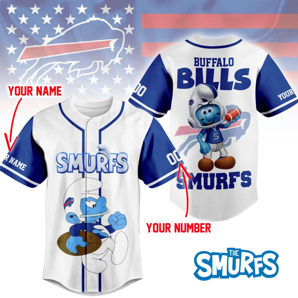 Buffalo Bills | Premium NFL x Smurfs Jersey NY