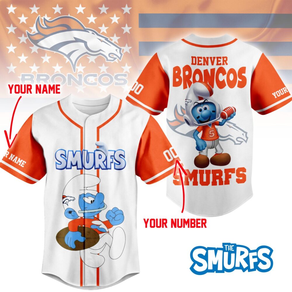 Denver Broncos | Premium NFL x Smurfs Jersey NY