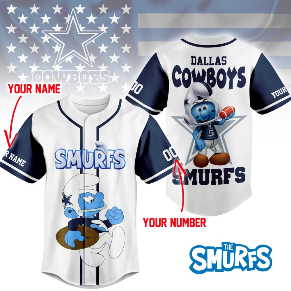 Dallas Cowboys | Premium NFL x Smurfs Jersey NY