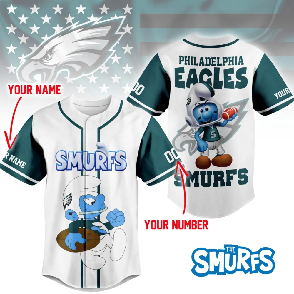 Philadelphia Eagles | Premium NFL x Smurfs Jersey NY