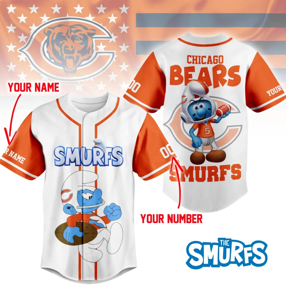 Chicago Bears | Premium NFL x Smurfs Jersey NY
