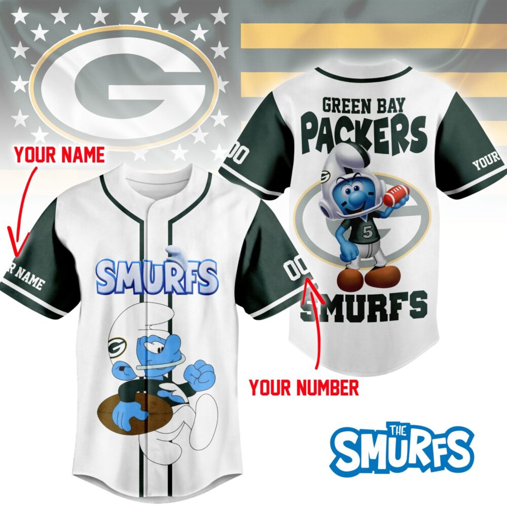 Green Bay Packers | Premium NFL x Smurfs Jersey NY
