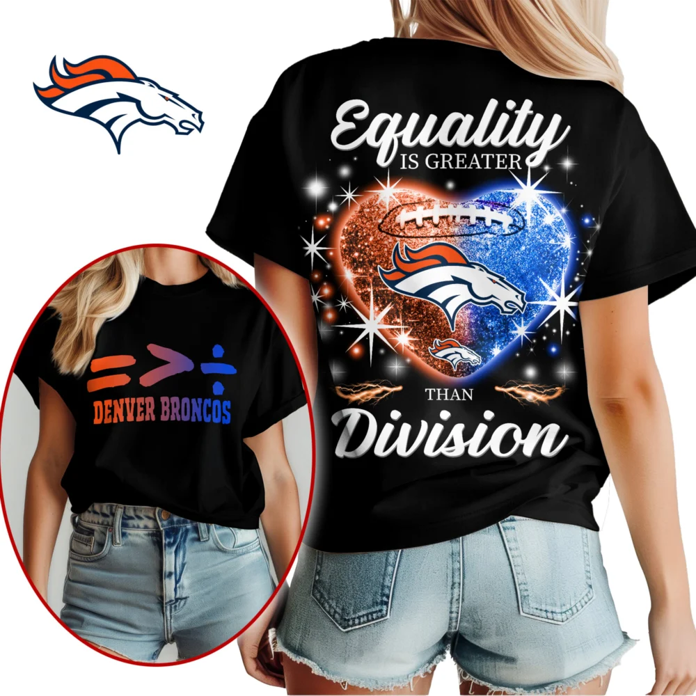 Denver Broncos | Premium Women’s Equality Day Women's Shirt NY - 3XL, Color 1