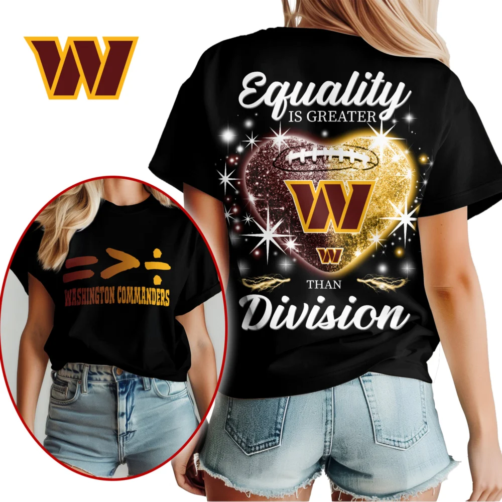 Washington Commanders | Premium Women’s Equality Day Women's Shirt NY