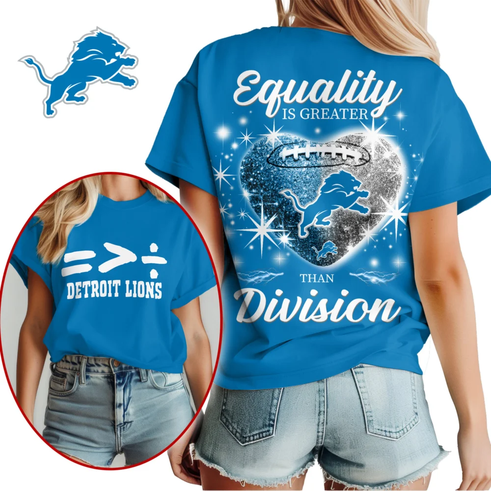Detroit Lions | Premium Women’s Equality Day Women's Shirt NY - Color 2