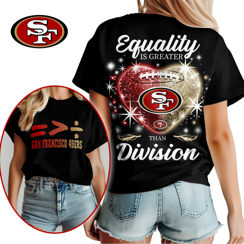 San Francisco 49ers | Premium Women’s Equality Day Women's Shirt NY - 5XL, Color 2