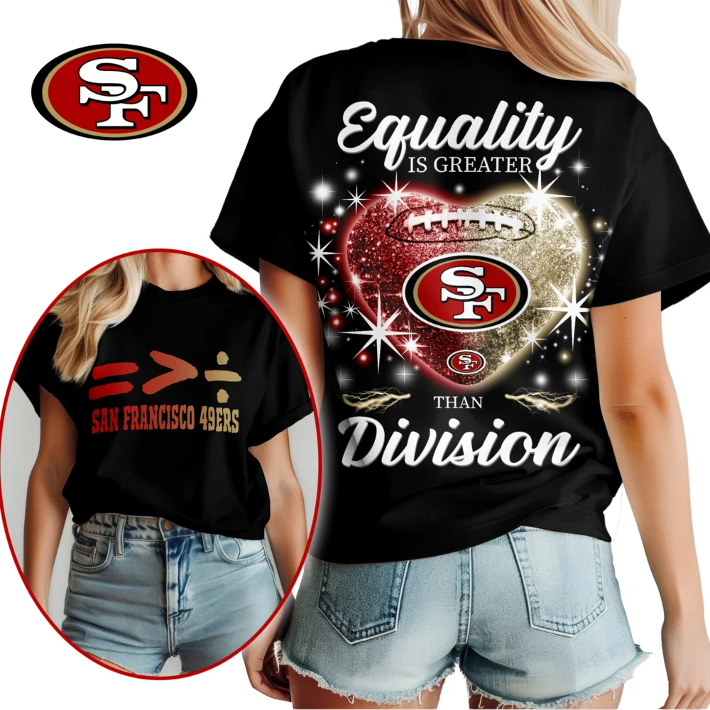 San Francisco 49ers | Premium Women’s Equality Day Women's Shirt NY - 3XL, Color 1